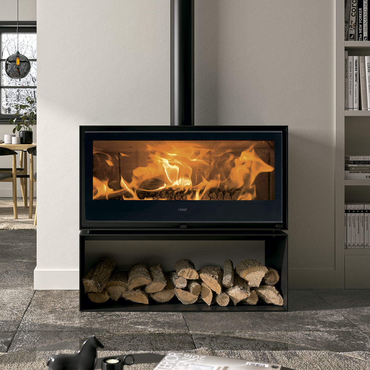 kunst stove ebano store panoramaofen
