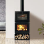 Kaminofen mit Backfach Kunst Stove Yucca