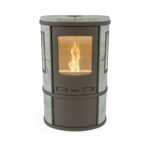 Altech Ecosy stromloser Pelletofen mit Seitenscheiben