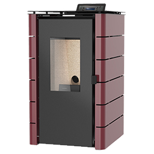 kleiner Automatischer Pelletofen Solzaima Europa – schwarz Ofen GmbH ofen.gmbh günstiger zuverlässiger automatischer Pelletofen Solzaima Europa 6KW