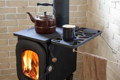 kochen und grillen mit dem Holzofen