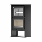 Kaminofen Holzofen Palazzetti Sofia schwarz Ofen GmbH ofen.gmbh Holzofen zur Krisenvorsorge mit Backofen Holzbackofen