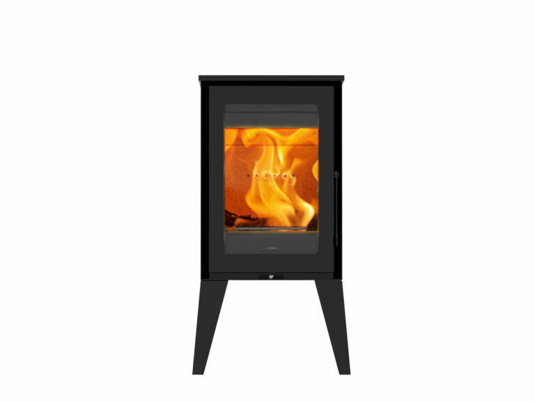 Holzofen für 20cm Holz auf Beinen Solzaima M30 Eco