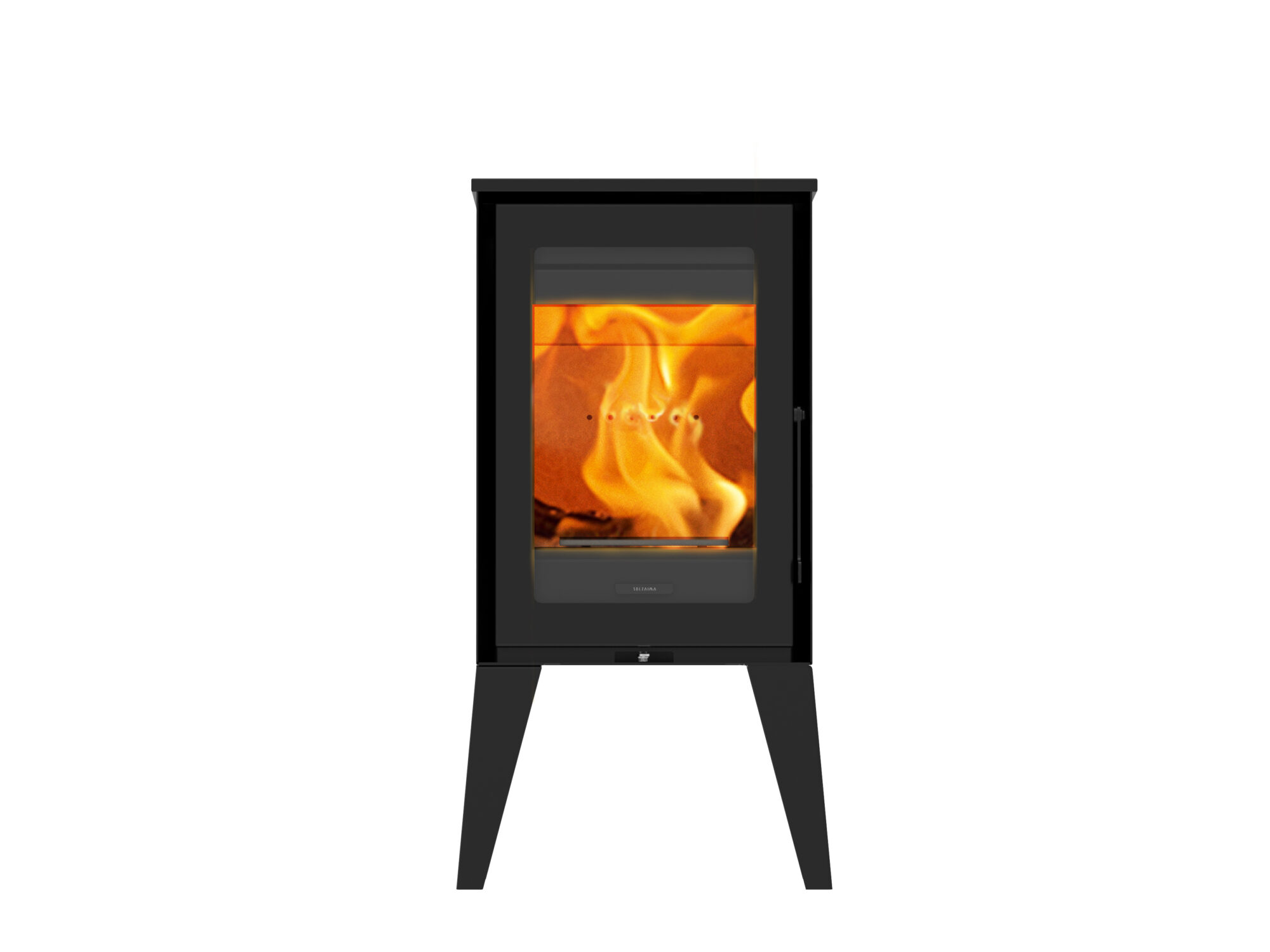 Holzofen für 20cm Holz auf Beinen Solzaima M30 Eco