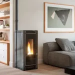 Kaminofen Holzofen Palazzetti Sofia schwarz Ofen GmbH ofen.gmbh Automatischer Pelletofen Lisboa von Ecoforest