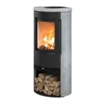 Original-Produktfoto TermaTech TT21RS-CG - Effizientes Design und elegante Wärme mit Betonstein Kaminofen