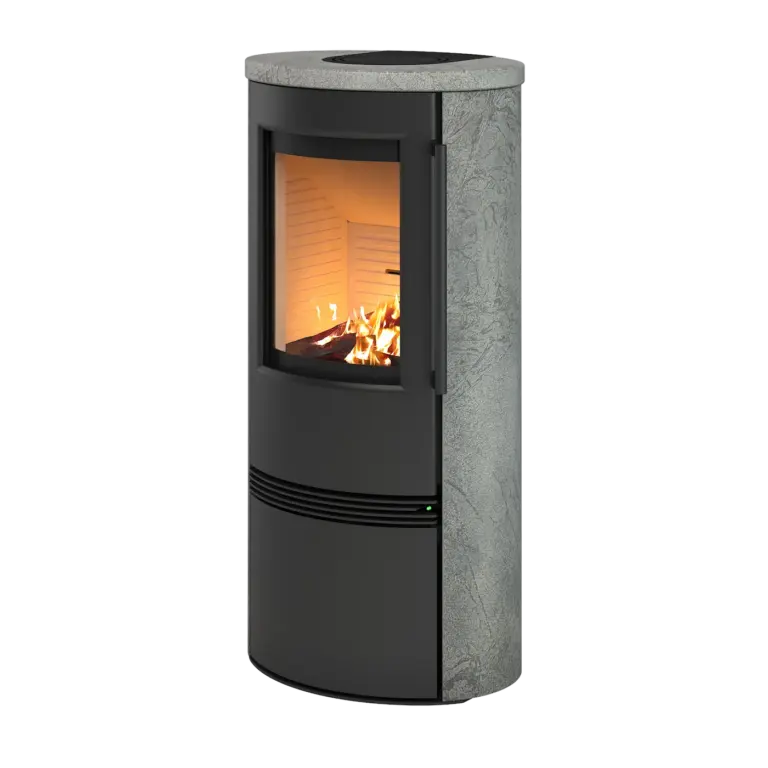 TermaTech TT21RS-CG A-FLAME, TermaStone Grey Kaminofen – originalgetreues Herstellerproduktfoto