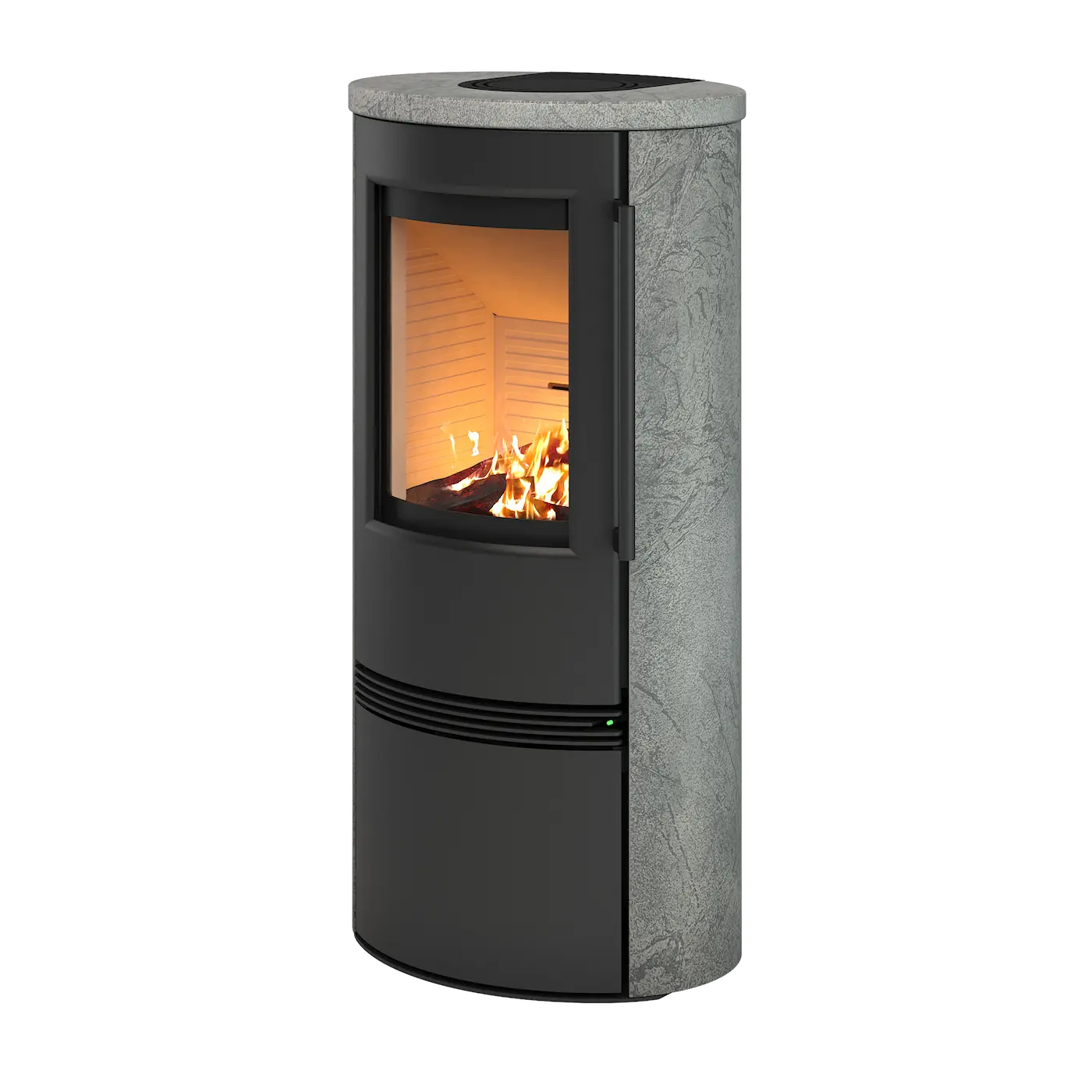 TermaTech TT21RS-CG A-FLAME, TermaStone Grey Kaminofen – originalgetreues Herstellerproduktfoto
