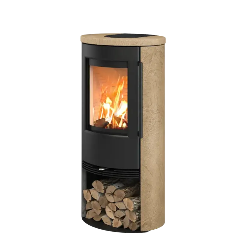 TermaTech TT21RS-CM, TermaStone Mocca Kaminofen Ofen GmbH ofen.gmbh Original-Produktfoto TermaTech TT21RS-CM, TermaStone Mocca Kaminofen