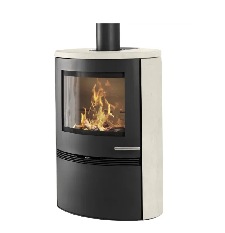 TermaTech TT22HS-WH Porto White Kaminofen Ofen GmbH ofen.gmbh Original-Produktfoto TermaTech TT22HS Kaminofen