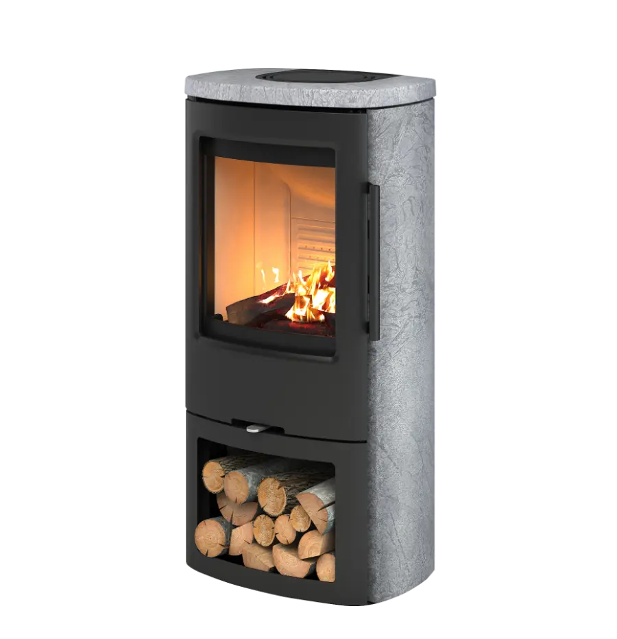 TermaTech TT44CG, TermaStone Grey Kaminofen Ofen GmbH ofen.gmbh Original-Produktfoto TermaTech TT44CG, TermaStone Grey Kaminofen
