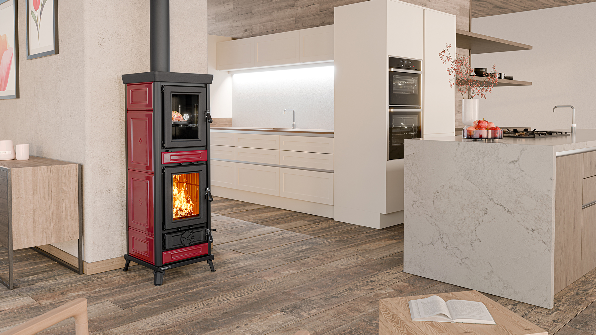 Thermorossi Agnese EVO6 Maiolica – Originalfoto des Herstellers im Wohnambiente