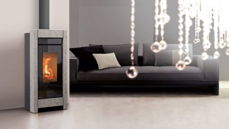 Thermorossi Essenza Wood Stone – Originalfoto des Herstellers im Wohnambiente