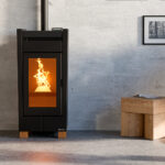 Thermorossi BellaVista S3 Plus – Pelletofen Ofen GmbH ofen.gmbh Thermorossi Mood Evo – Originalfoto des Herstellers im Wohnambiente