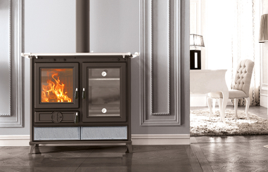 Thermorossi Margherita Evo Stone – Holzherd Ofen GmbH ofen.gmbh Thermorossi Margherita Evo Stone Holzherd – Herstellerbild